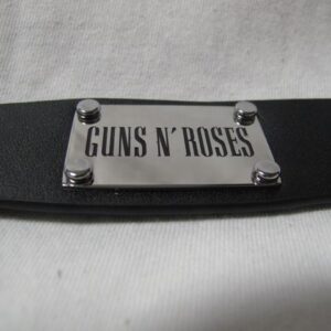 Кожен накитник с плочка на Guns N Roses - Hover Image
