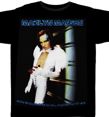 Тениска на Marilyn Manson в синьо