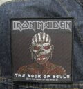 Квадратна метъл нашивка Iron Maiden с Еди от The Book of Souls