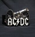 !!!Мъжки кожен колан с тока на AC/DC