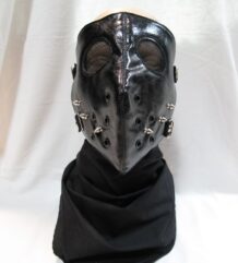 Маска за мотор "Iron Skull" с метален дизайн