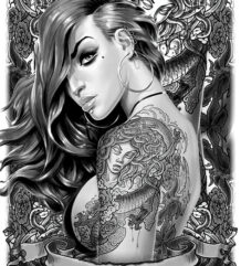 Плакат за тату студио на Mya(Tattoo)