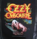 Голям текстилен гръб за яке с лого и изображение на Ozzy Osbourne
