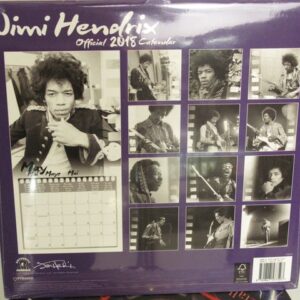 Календар за 2018 година с Jimi Hendrix - Hover Image
