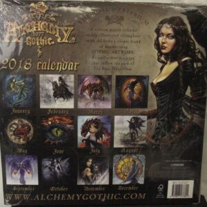 Календар за 2018 г. на Alchemy в готик стил - Hover Image