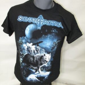 Уникална тениска на Sonata Arctica с вълк