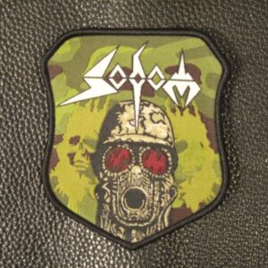 метъл нашивка Sodom везана за яке
