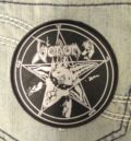 Метъл нашивка Venom Black Metal везана емблема пентаграм