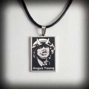 Висулка от медицинска стомана Angus Young AC/DC - Hover Image