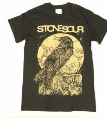 Тениска на Stonе Sour с гарвана