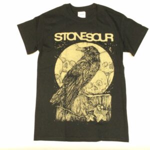 Тениска на Stonе Sour с гарвана