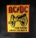 рок нашивка AC/DC For Those About to Rock бродирана