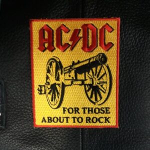 рок нашивка AC/DC For Those About to Rock бродирана