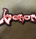 Метъл нашивка Venom Red Logo везана червена емблема