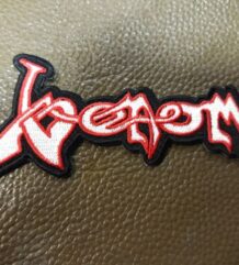Метъл нашивка Venom Red Logo везана червена емблема
