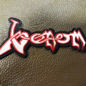 Метъл нашивка Venom Red Logo везана червена емблема