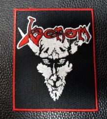 Метъл нашивка Venom Baphomet Logo бродирана емблема за яке
