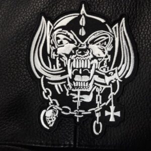 Рокерска нашивка за елек Motorhead Snaggletooth с вериги
