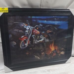 3D Картина с черна рамка за Рокер - Hover Image