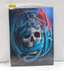 Готина 3D картина със скелети