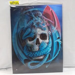 Готина 3D картина със скелети