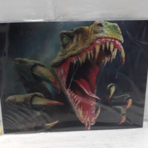 3D картина с яки динозаври
