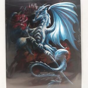 Красива 3D картина с дракони и черепи