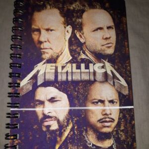 Тетрадка, тефтерче на Metallica с бандата
