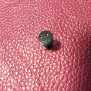 Черна стоманена обеца с Джак Скелингтън 1.2 мм - Hover Image
