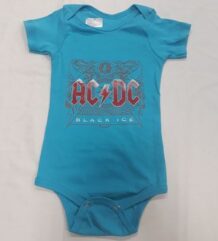 Бебешко синьо боди на AC/DC
