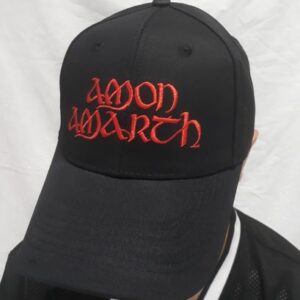 Шапка с козирка Amon Amarth с червена бродерия - Hover Image