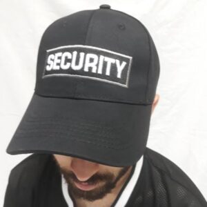 Евтина бейзболна шапка Security в черно - Hover Image