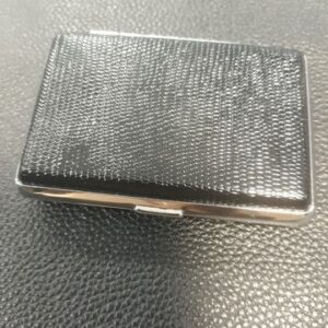 !!!Малка черна кожена табакера за цигари