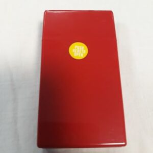 Червена табакера за дълги цигари