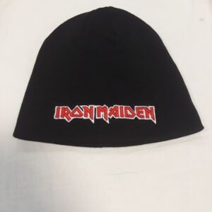 Зимна мъжка шапка Iron Maiden с 3D бродерия - Hover Image
