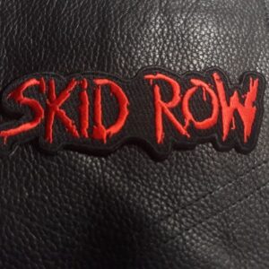 Метъл нашивка Skid Row Red Logo изцяло бродирана