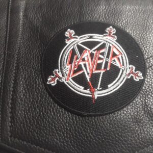 Метъл нашивка Slayer Eagle Logo бродирана емблема орел