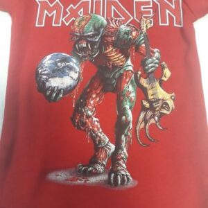 Бебешко боди на Iron Maiden в червено - Hover Image