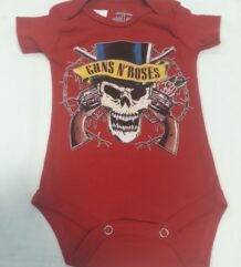 Детско червено боди на Guns N' Roses
