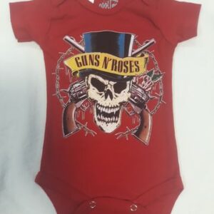 Детско червено боди на Guns N' Roses - Hover Image