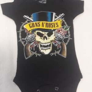 Черно бейби боди на Guns N' Roses