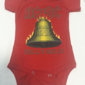 Страхотно памучно бебешко боди на AC/DC