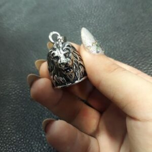 Стоманен медальон камбана с лъв - Hover Image