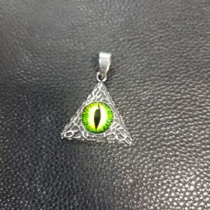 Викинг медальон за врат с драконово око