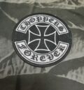 Рокерска нашивка Choppers Forever бродиран пач малтийски кръст