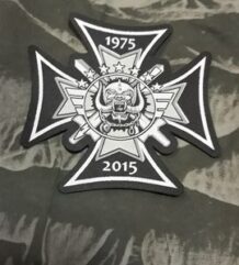 Метъл нашивка Motörhead 1975-2015 Iron Cross везана емблема