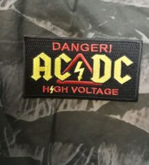 рок нашивка AC/DC High Voltage изцяло бродирана