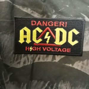 рок нашивка AC/DC High Voltage изцяло бродирана