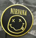 Метъл нашивка Nirvana Smiley Logo изцяло бродирана емблема