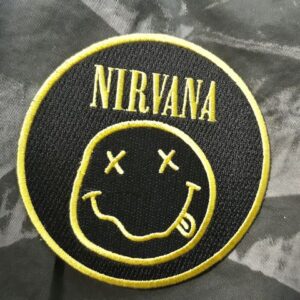 Метъл нашивка Nirvana Smiley Logo изцяло бродирана емблема